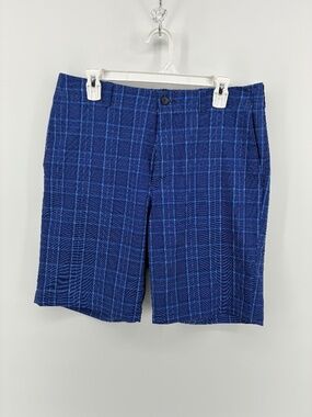 Ben Hogan Blue Flat Front Shorts Classic Style